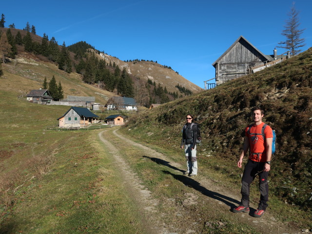 Carmen und Christian auf der Rauschalm, 1.393 m