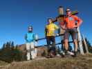 Carmen, Christian und ich am Eibelkogel, 1.487 m