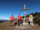 Ich, Christian und Carmen am Rauschkogel, 1.720 m