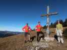 Ich, Christian und Carmen am Rauschkogel, 1.720 m