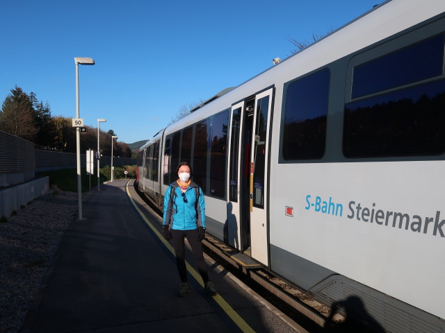 Carmen im Bahnhof W&ouml;llersdorf Marchgraben, 327 m