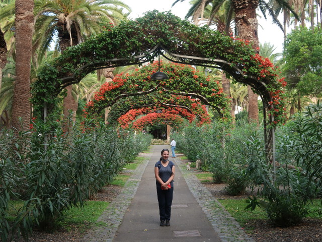 Sabine im Parque Garc&iacute;a Sanabria in Santa Cruz (24. Nov.)