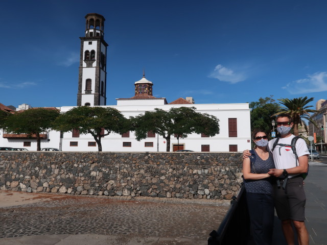 Sabine und ich bei der Nuestra Senora de la Concepci&oacute;n in Santa Cruz (24. Nov.)