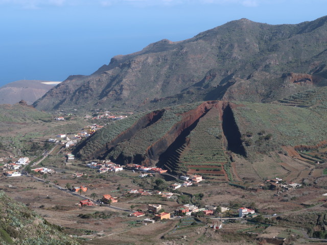 vom Mirador Altos de Baracán Richtung Nordosten (25. Nov.)