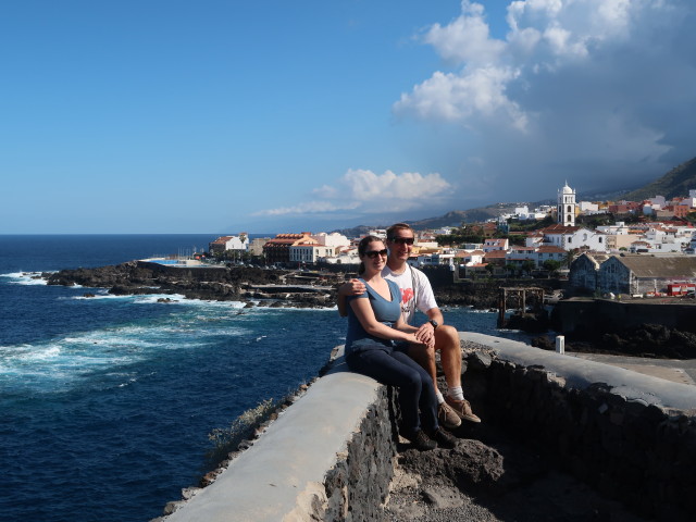 Sabine und ich am Mirador del Emigrante (25. Nov.)