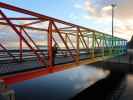 Sabine auf der Puente Peatonal de Colores in San Andrés (28. Nov.)