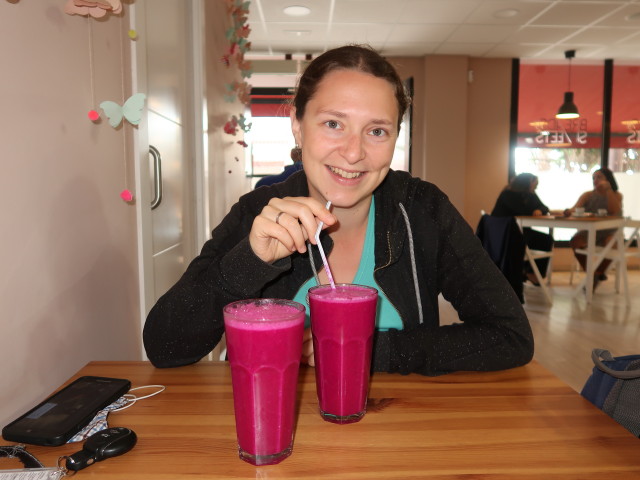 Sabine im Caf&eacute; Breads & Sweets in San Sebasti&aacute;n