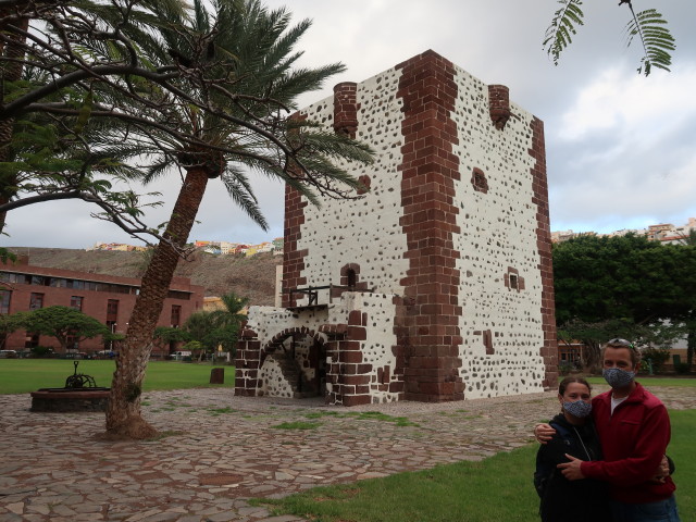 Sabine und ich beim Torre del Conde in San Sebasti&aacute;n