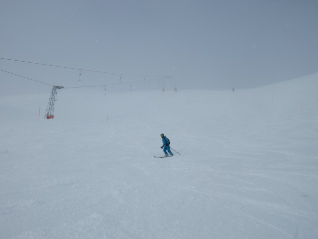 Marisa auf der Piste 'Pradaschier' (13. Dez.)