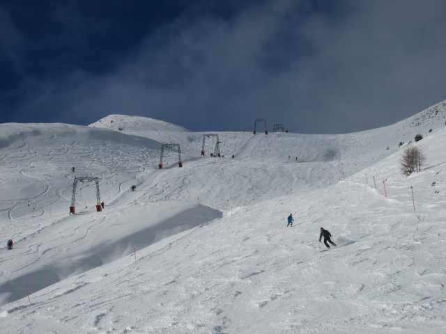 Marisa und Ronald auf der Piste 'Pradaschier' (13. Dez.)