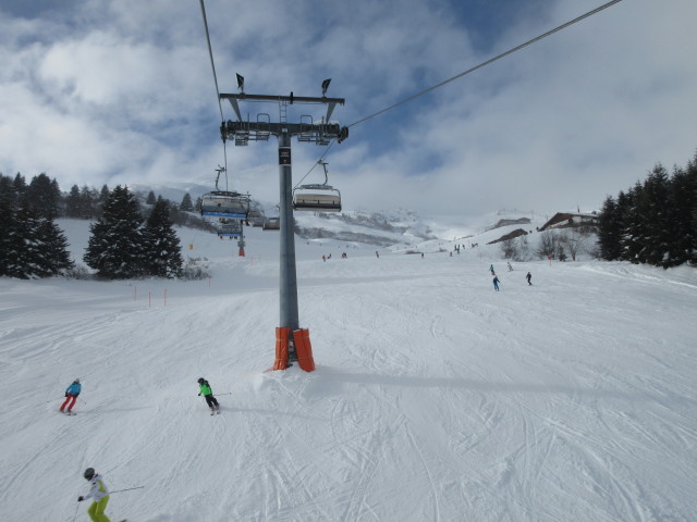 Piste 'Damiez' von der Stätzerhornbahn aus (13. Dez.)