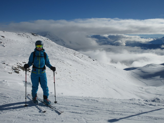 Marisa auf der Piste 'Stätz-Lavoz' (13. Dez.)