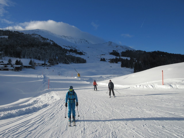 Marisa und Ronald auf der Piste 'Proschieri Abschnitt 2' (13. Dez.)