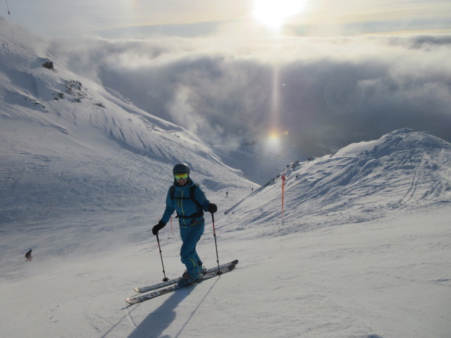 Marisa auf der Piste 'Urdenfürggli' (13. Dez.)