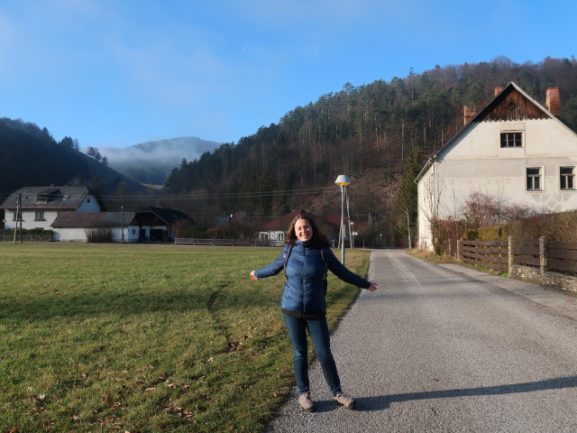 Sabine in der Bahngasse in Gutenstein