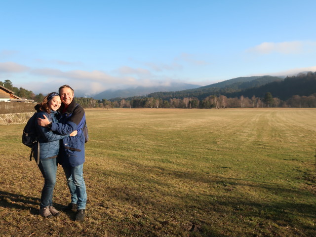 Sabine und ich zwischen Gutenstein und Pernitz