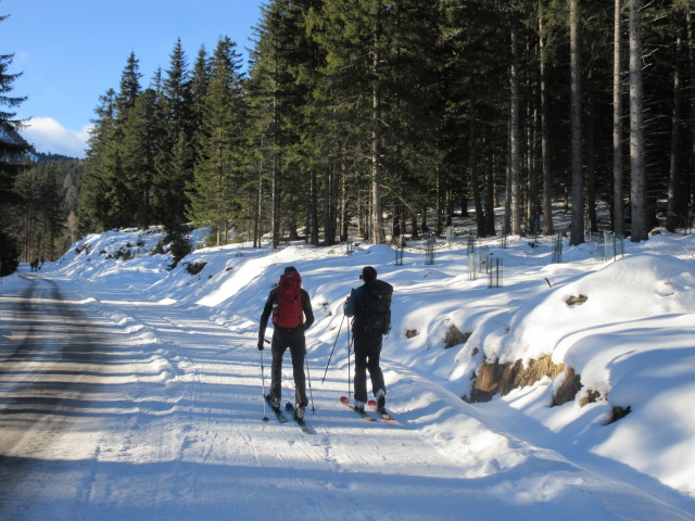 Stephan und Ronald zwischen Schmelz und Kleinem Winterleitensee