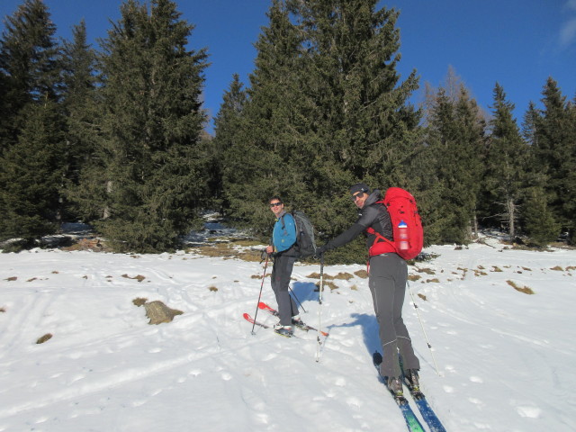 Ronald und Stephan zwischen Schmelz und Hoher Ranach