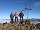 Ronald, ich und Stephan auf der Hohen Ranach, 1.981 m