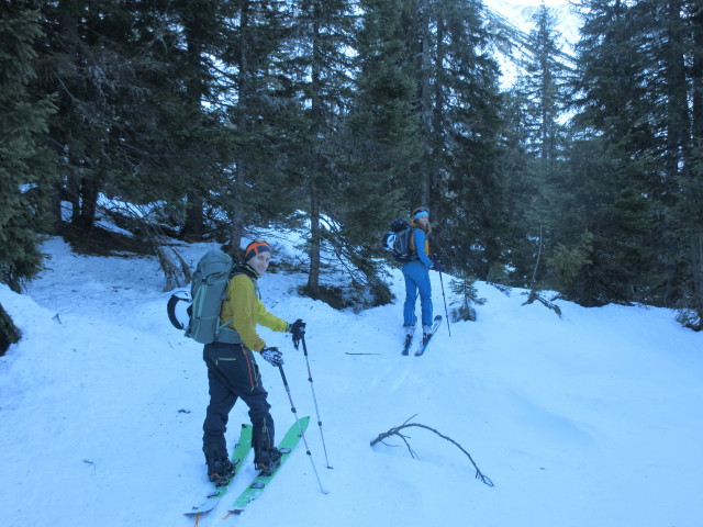 Christian und Romana zwischen Bergerhube und Kettentalalm