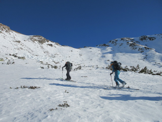 Christian und Romana zwischen Kettentalalm und Kettentalkogel