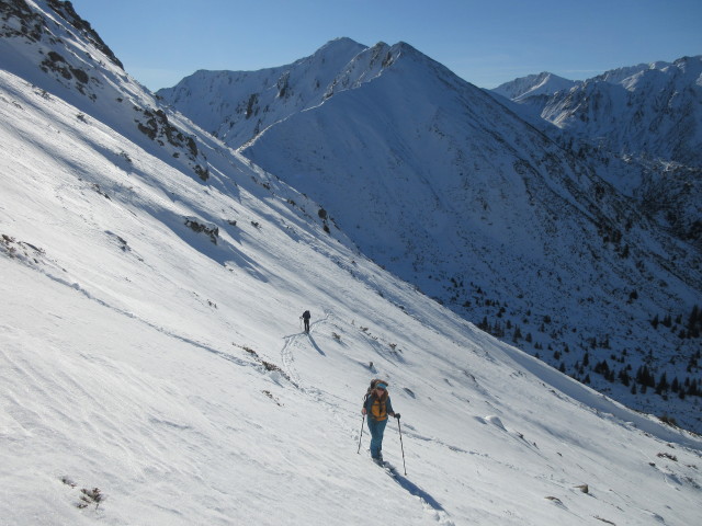 Stefan und Romana zwischen Kettentalalm und Kettentalkogel