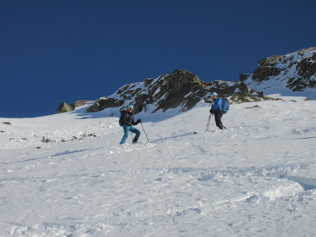 Romana und Stefan zwischen Kettentalkogel und Kettentalalm