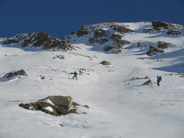 Romana und Stefan zwischen Kettentalkogel und Kettentalalm