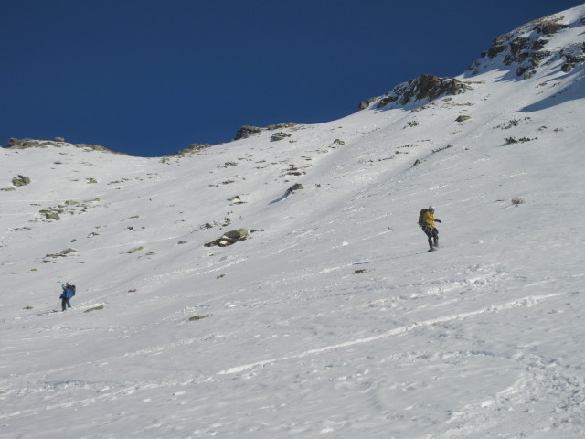 Stefan, Romana und Christian zwischen Kettentalkogel und Kettentalalm