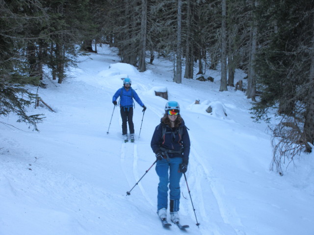 Stefan und Romana zwischen Kettentalalm und Bergerhube