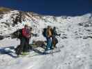 Ich, Stefan, Romana und Christian zwischen Kettentalalm und Kettentalkogel