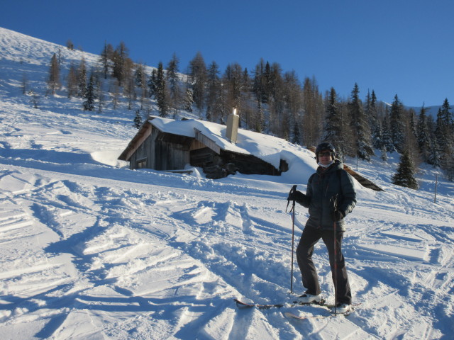 Ronald auf der Skiroute Eggeralm