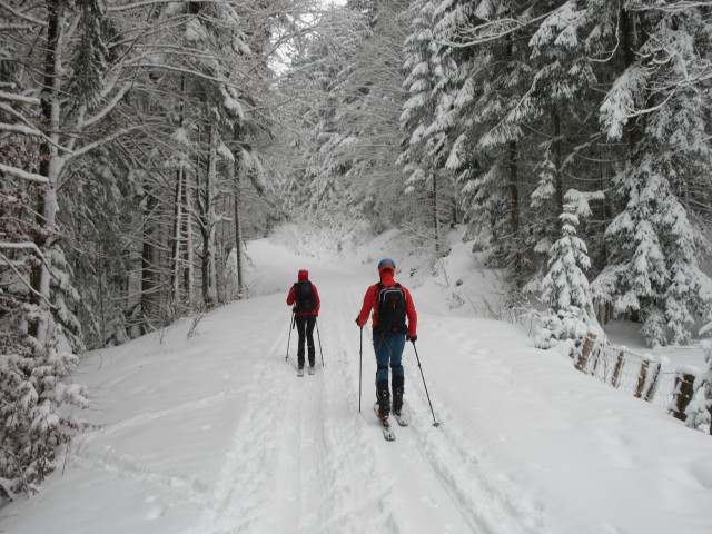 Sarah und Georg zwischen Lämmerbach und Genneralm