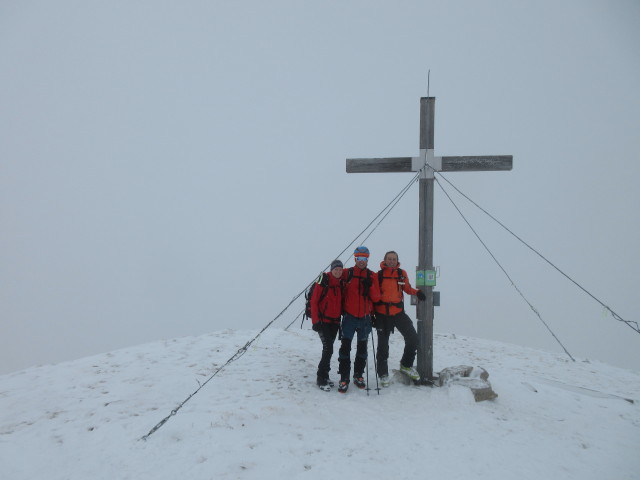 Sarah, Georg und ich am Hohen Zinken, 1.764 m