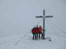 Sarah, Georg und ich am Hohen Zinken, 1.764 m