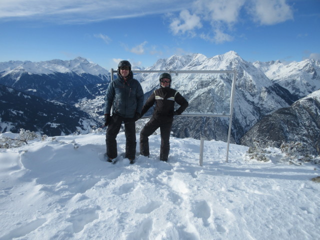 Ronald und ich am Krahberg, 2.208 m