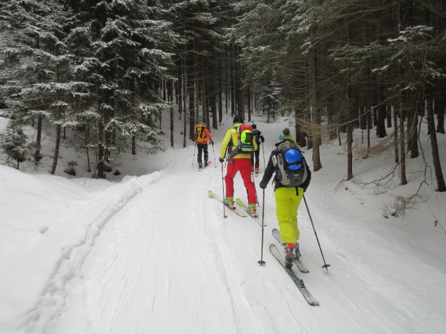 Eric, Cees, Arno und Corinna im Steingraben