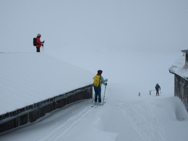 Stefanie und Arno bei der Michlbauerhütte, 1.731 m