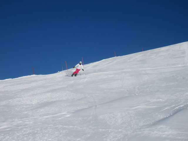 Larissa auf der Ossiachersee-Abfahrt
