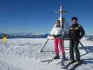 Larissa und ich auf der Gerlitzen, 1.909 m