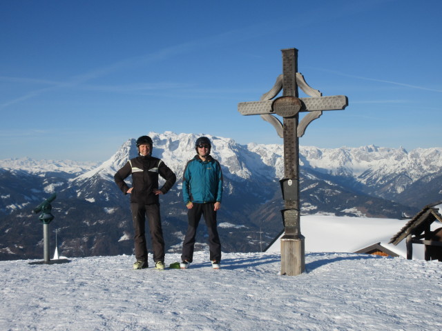 Ich und Ronald auf der Bischlinghöhe, 1.834 m