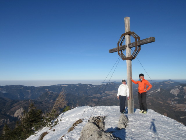 Janna und ich auf der Gemeindealpe, 1.626 m