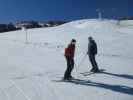 Birgit und Thomas auf der Tressdorfer-Alm-Abfahrt