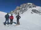 Thomas, Birgit und ich bei der Bergstation der Gartnerkofelbahn, 1.888 m