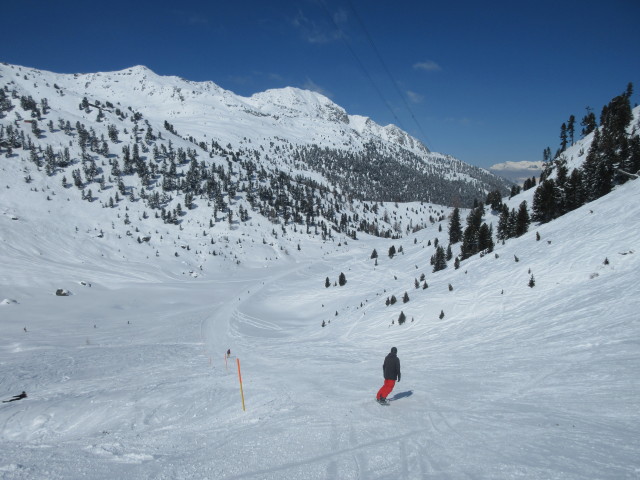 Markus auf der Abfahrtsroute 'Gentianes - Tortin' (20. März)