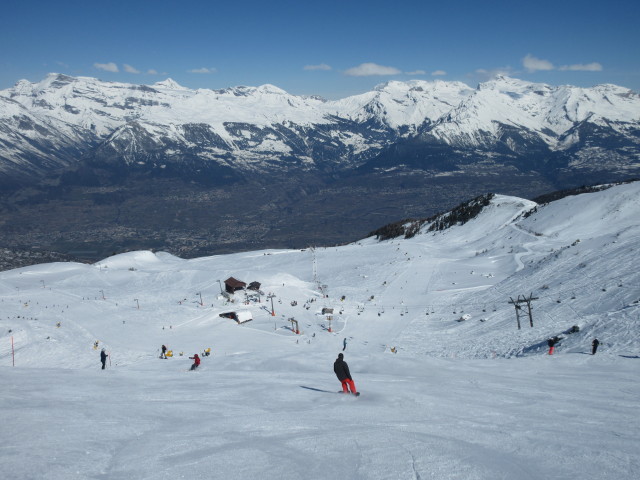 Markus auf der Piste 'Greppon Blanc' (21. März)