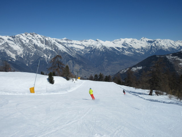 Markus auf der Piste 'Taillay' (23. März)