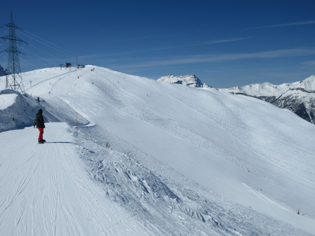 Markus auf der Piste 'Combe du Nord' (23. März)