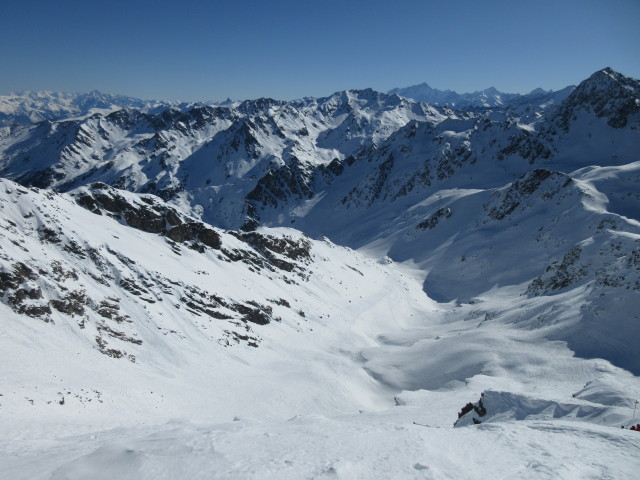 Abfahrtsroute 'Mont Gelé - Chaux' (24. März)