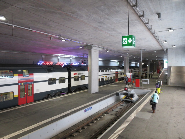 Bahnhof Le Chable, 820 m (27. März)